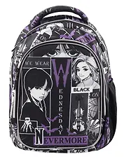 Рюкзак "Венсдей" 2 отделения, 40*32*16 см, клетка