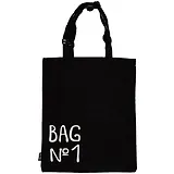Сумка-шоппер Bag №1 черная, текстиль 40см.*32см.