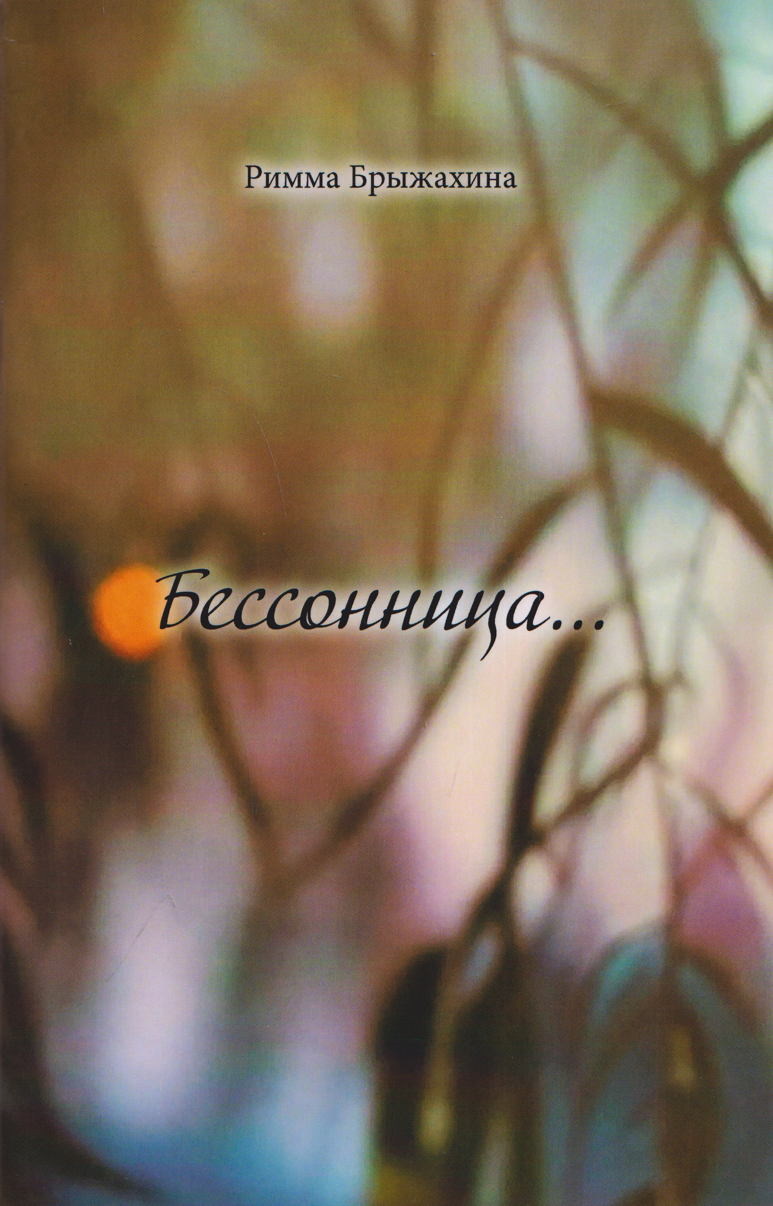 Обложка книги «Бессоница…»