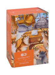 Пазл деревянный Счастливые коты DaVICI 50 элементов (размер собранной картины 184 х 184)