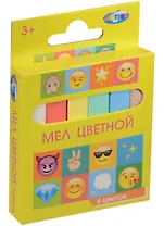 Мелки цветные 06цв "Смайлы" к/к, подвес, Centrum
