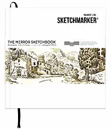 Скетчбук 16,3*16,3см 50л Sketchmarker&Pushkinskiy "THE MIRROR" 220г/м2, твердая обложка, белая,Pushkinskiy, Sketchmarker