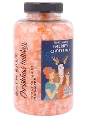 Новогодняя Соль для ванны Christmas holiday Мандарин (банка) (500 г)