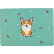 Покрытие на стол А4 "Corgiis life"