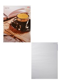 Книга для записей А5 80л кл. "Кофе брейк" 7БЦ, тонир.блок, Hatber