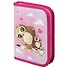 Пенал 1 отделение "Cute owls" 19*13 см, полиэстер - 1