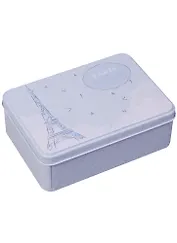 Шкатулка Эйфелева башня на голубом фоне (14х10х5) (металл)