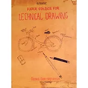 Папка для черчения А4, 20л., Гознак, Винтаж блок 160гр, обл.тисн.фольгой