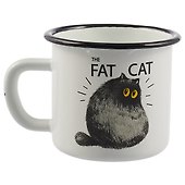 Кружка Fat cat (эмаль) (300 мл) (12-Wenbang-AB-1) - 0