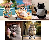 Тетрадь в клетку "Кошачьи будни", 48 листов, в ассортименте