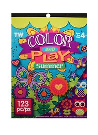 Альбом д/творч. Color and Play Бабочки (898998) (8 листов) (123 детали) (3 страницы с наклейками) (4+)