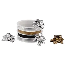 Набор для упаковки "Grey and black микс" 4 ленты (3м), 4 банта