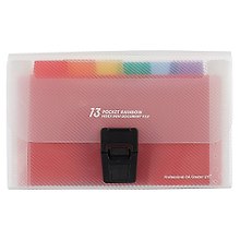 Папка -конверт «Rainbow», 13 цветных отделений