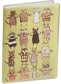 Записная книжка «Kathy`s animal» А6, 80 листов в клетку, Lenwa