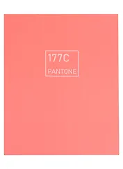 Книга для записей А5+ 96л лин. "Персиковый крем" интеграл.перепл., матов.ламин., выб.лак