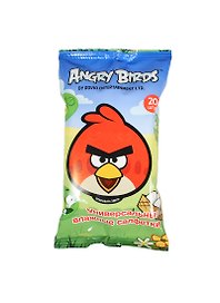 Салфетки влажные ANGRY BIRDS (20шт) (768628)