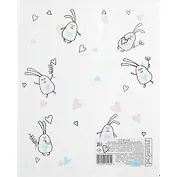 Обложка д/тетрадей "Bunny" ПП, 100мкр, 210*350мм