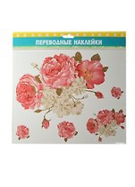 Наклейка-переводка Букет с пионами (132954) (28х23см) (упаковка)