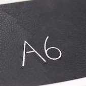 Записная книжка «Format» А6+, 80 листов в линейку, черная экокожа, Listoff - 2