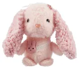 Мягкая игрушка Зайка волнистые ушки розовый