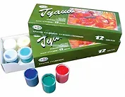 Краска гуашевая худож.изумрудно-зел.св.,40мл,банка, Гамма