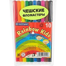 Фломастеры «Радуга» Centropen, 10 цветов