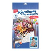 Картина-раскраска по номерам «По волнам», 20 х 28,5 см, на картоне, Lori - 1