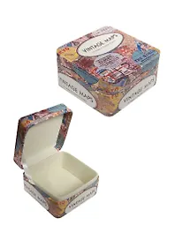 Шкатулка (10,2х10,2х6) (кожзам) (35026)