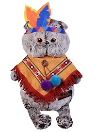 Игрушка мягкая Budi Basa, Басик в костюме индейца Ks22-070