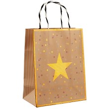 Пакет А5 23*18*10 "Asterisk" нейтр., бум.мат.ламинат
