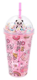 Стакан с эффектом льда Панда (пластик) (450мл)