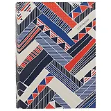 Тетрадь на кольцах в клетку Listoff, "Разноцветный узор", 120 листов