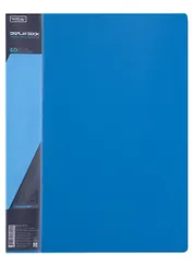 Папка 60ф А4 "STANDARD" пластик 0,7мм, синяя 
