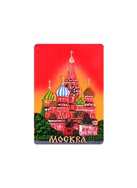 Магнит Москва ХВБ прямоуг.рельеф.красн.полист. (022-08-19-1)