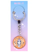 Брелок Аниме Девушка в капюшоне комикс (стекло) (3,2 см)