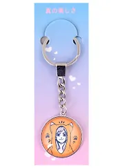 Брелок Аниме Девушка в капюшоне комикс (стекло) (3,2 см)