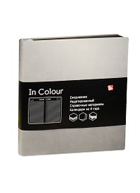 Ежедневник недат. А5- 136л 147*162мм "In Colour" светло-серый, иск.кожа, интегр. обл, ляссе, Listoff