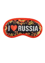 Маска для сна I love Russia (19,3 х 9,4) (1200877)