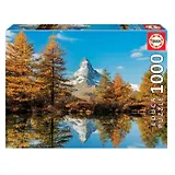 Пазл Educa 1000 деталей Гора Маттерхорн осенью