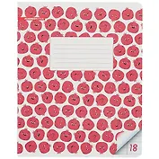 Тетрадь в линейку Academy Style, "Мультифрут", 18 листов, в ассортименте