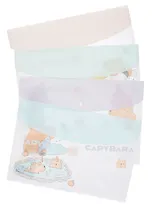 Папка-конверт А4 на кнопке "Capybara", ассорти 