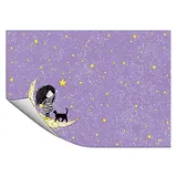 Клеенка для уроков труда "Девочка на луне" 500*700мм, ПВХ, блистер