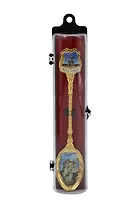 Ложка сувенирная Ярославль Успенский собор (эмаль) (в коробке и блистере) (115-27-11)