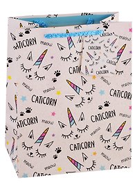 Пакет А5 23*18*10 "Caticorn" жен., бум.мат.ламинат