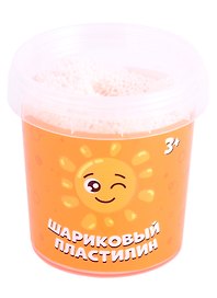 Шариковый пластилин модели "Puzzle Foam", оранжевый