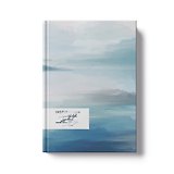 Книга для записей А5 128л кл. "ГРЕЗЫ. О море" интегр.переплет, ламинация Soft Touch, тисн. Фольгой "Голография", офсет