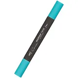 Маркер художественный "Сонет" зелено-синий, двухсторон., тонк. и широк.долото, Сонет