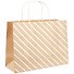 Пакет А4 22*30*11 "Gold stripes" нейтр. бум.мат.ламинат - 0