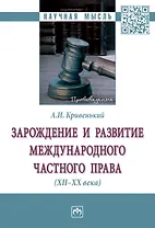 Зарождение и развитие международного частного права (XII-XX века)