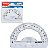 Линейка, транспортир Maped , 180х12 см., пластиковый, в блистере